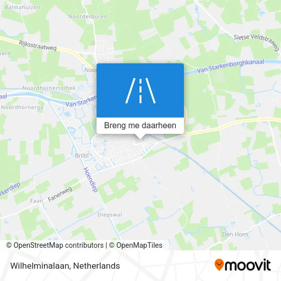 Wilhelminalaan kaart