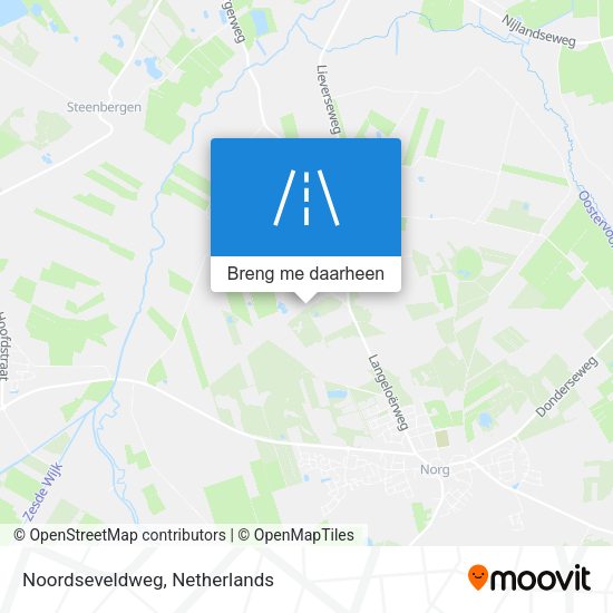 Noordseveldweg kaart