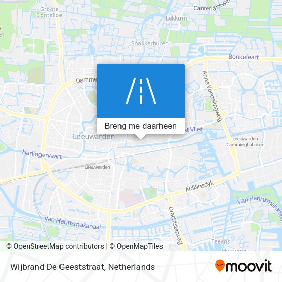 Wijbrand De Geeststraat kaart