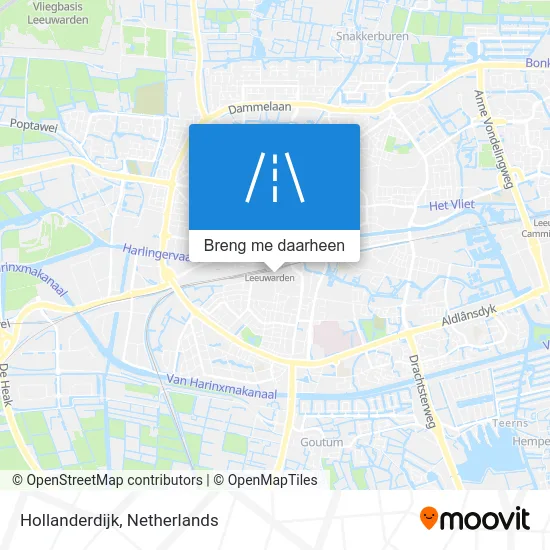 Hollanderdijk kaart