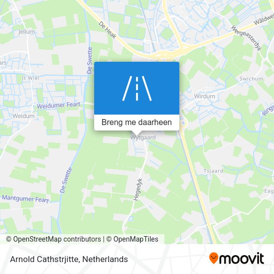 Arnold Cathstrjitte kaart