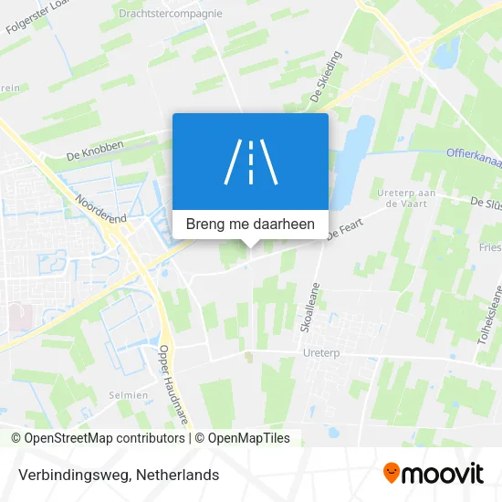 Verbindingsweg kaart