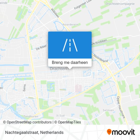 Nachtegaalstraat kaart