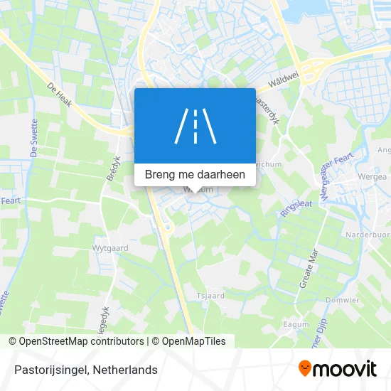 Pastorijsingel kaart