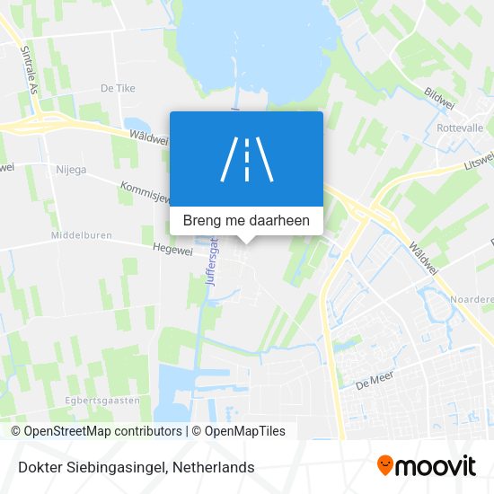 Dokter Siebingasingel kaart