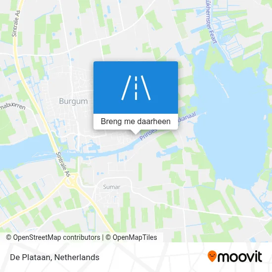 De Plataan kaart
