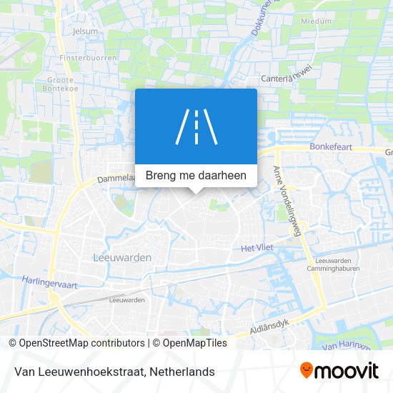 Van Leeuwenhoekstraat kaart