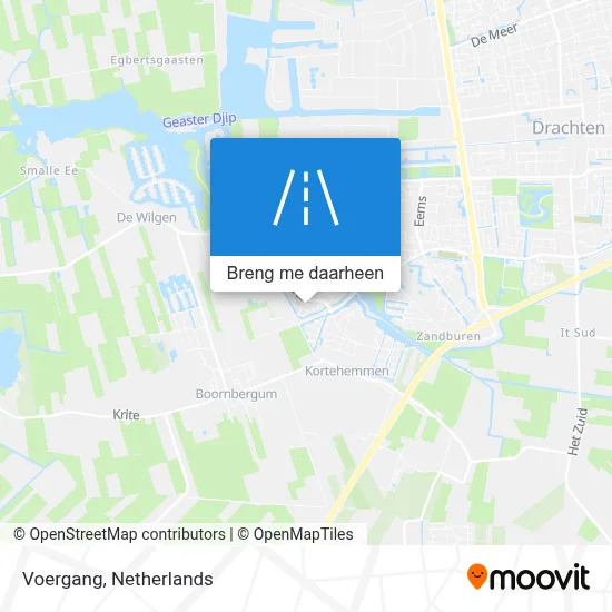 Voergang kaart