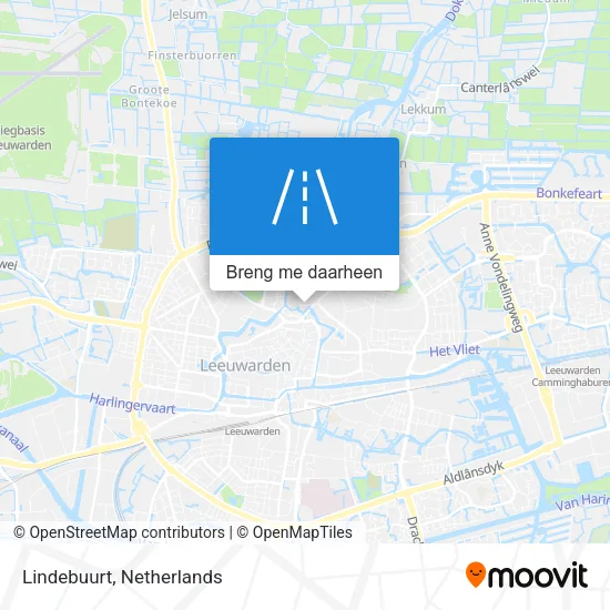 Lindebuurt kaart