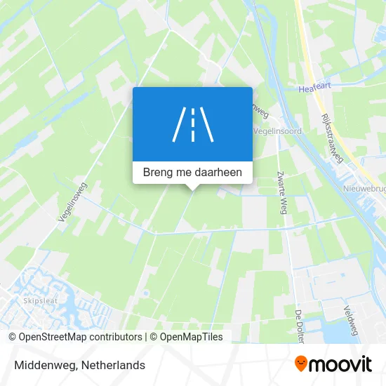 Middenweg kaart