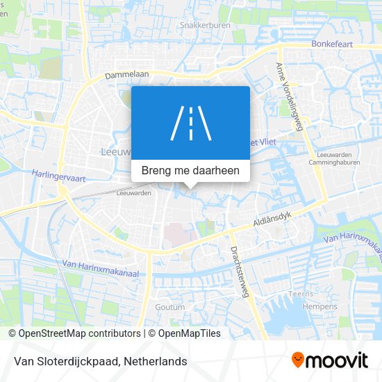 Van Sloterdijckpaad kaart