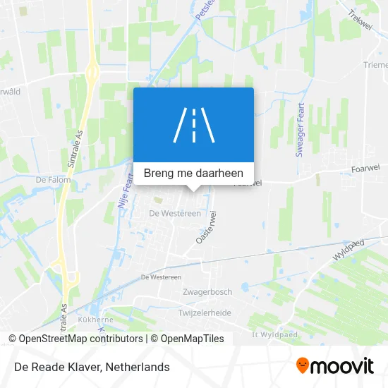 De Reade Klaver kaart