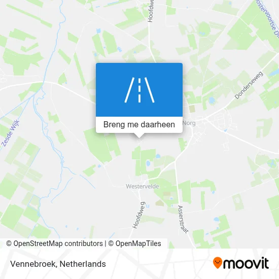 Vennebroek kaart