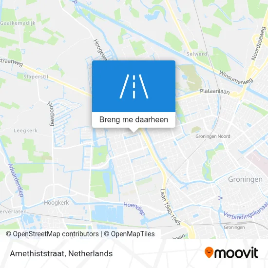 Amethiststraat kaart