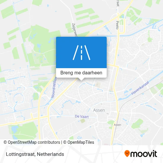 Lottingstraat kaart