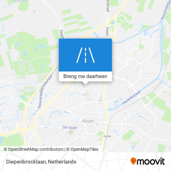 Diepenbrocklaan kaart