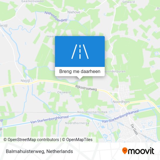 Balmahuisterweg kaart