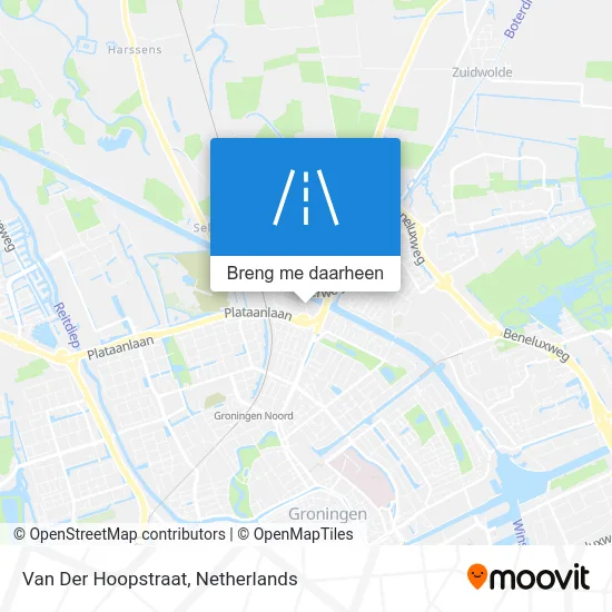 Van Der Hoopstraat kaart