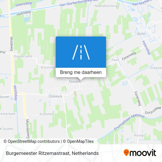 Burgemeester Ritzemastraat kaart