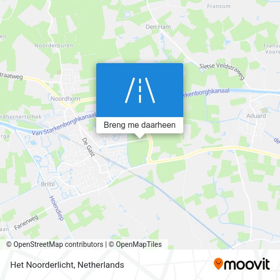 Het Noorderlicht kaart
