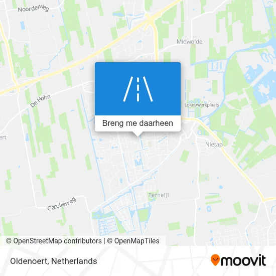 Oldenoert kaart