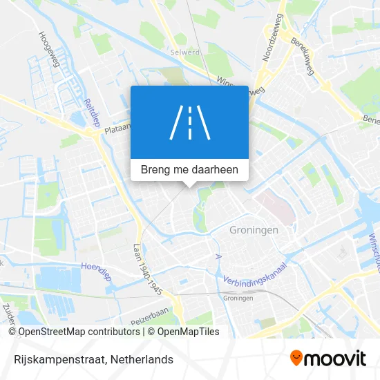 Rijskampenstraat kaart