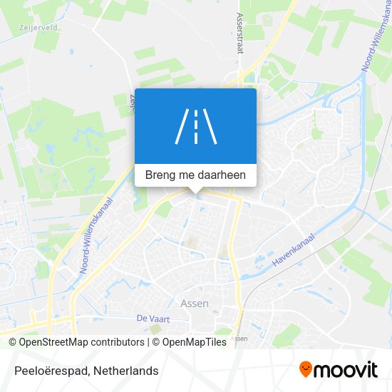 Peeloërespad kaart