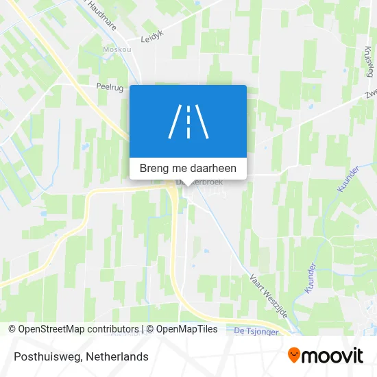 Posthuisweg kaart