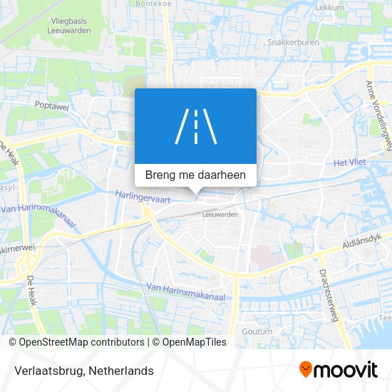 Verlaatsbrug kaart