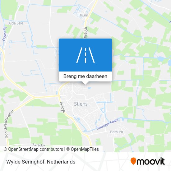 Wylde Seringhôf kaart
