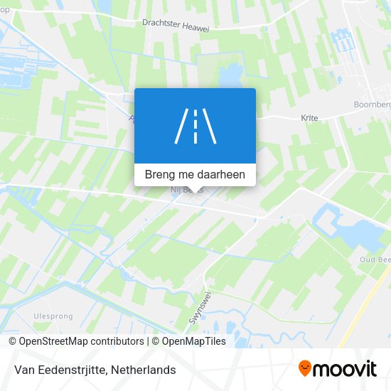 Van Eedenstrjitte kaart