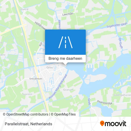 Parallelstraat kaart