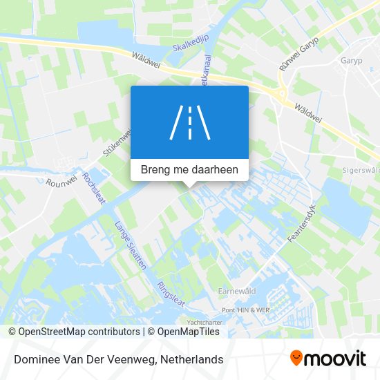 Dominee Van Der Veenweg kaart