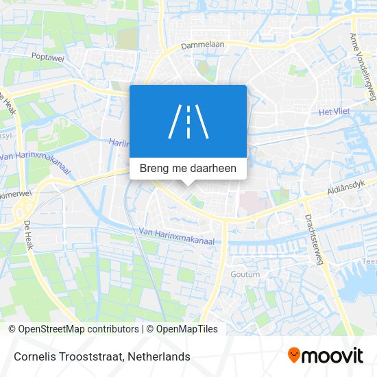 Cornelis Trooststraat kaart