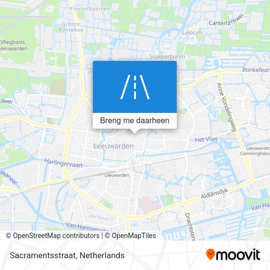 Sacramentsstraat kaart
