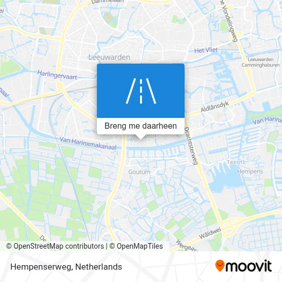 Hempenserweg kaart