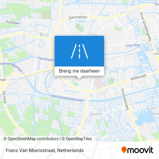 Frans Van Mierisstraat kaart