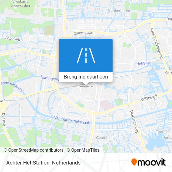 Achter Het Station kaart