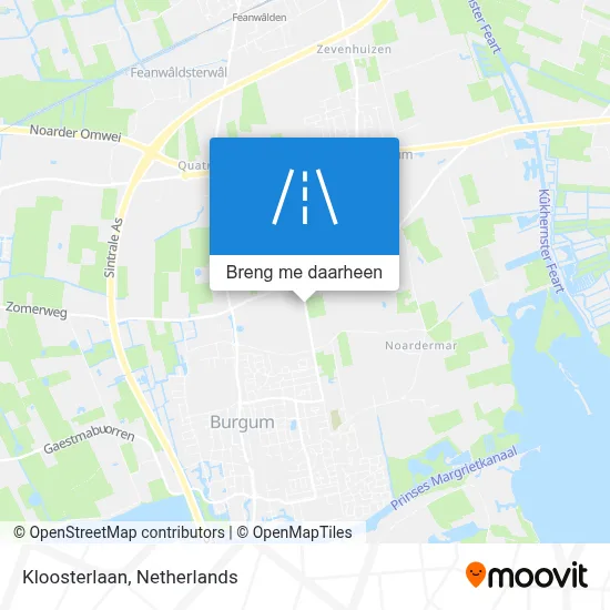 Kloosterlaan kaart