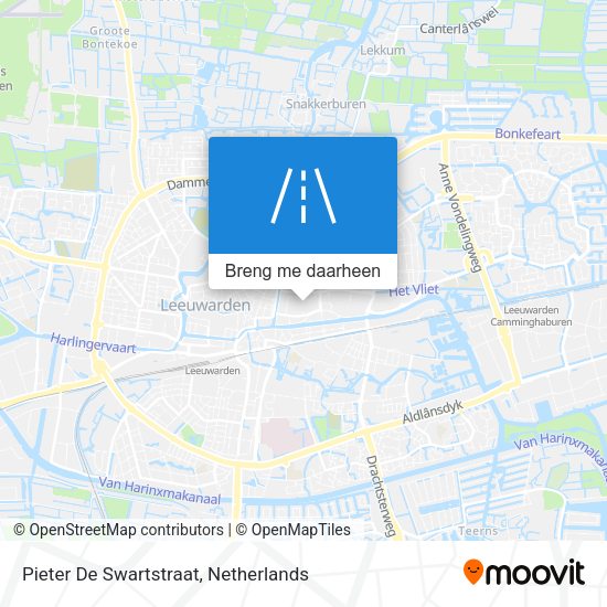 Pieter De Swartstraat kaart