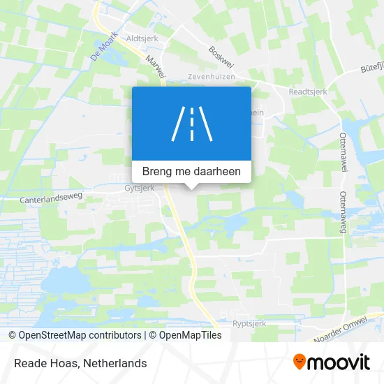 Reade Hoas kaart