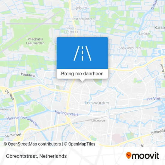 Obrechtstraat kaart