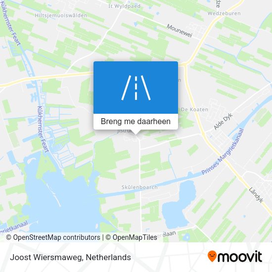 Joost Wiersmaweg kaart