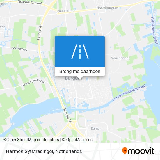 Harmen Sytstrasingel kaart