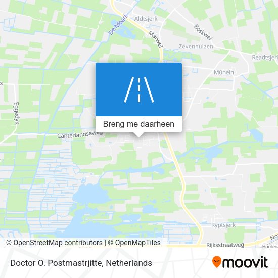 Doctor O. Postmastrjitte kaart