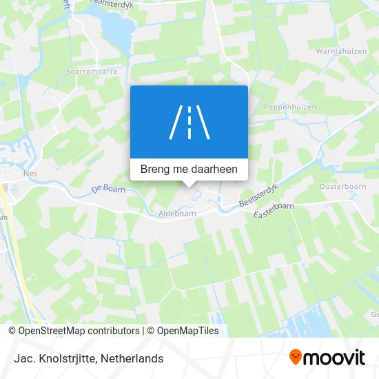 Jac. Knolstrjitte kaart