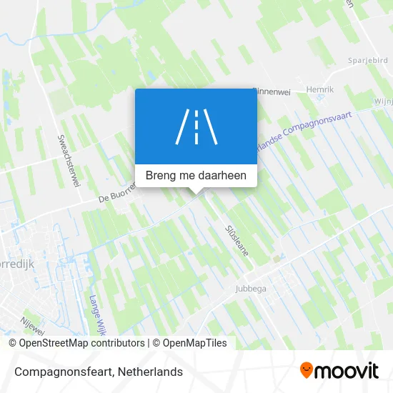 Compagnonsfeart kaart