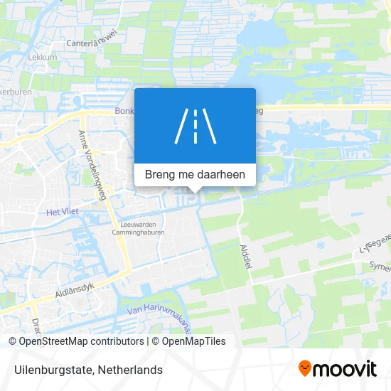 Uilenburgstate kaart