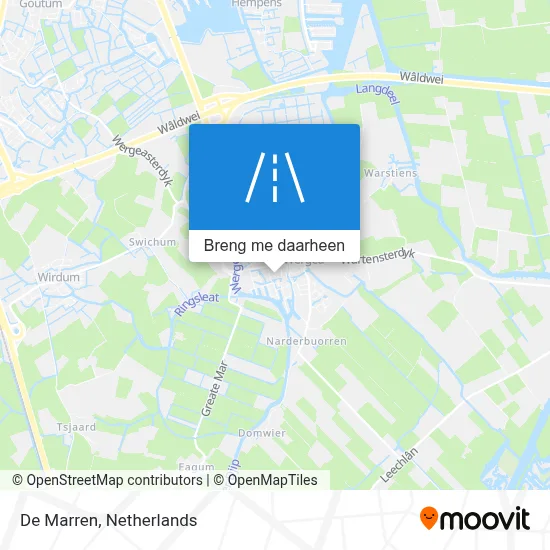 De Marren kaart