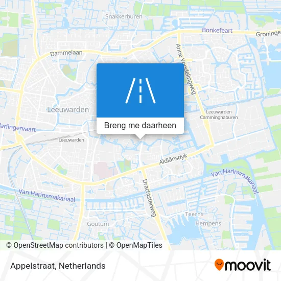 Appelstraat kaart